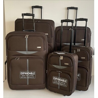 Didelis lagaminas Airtex Worldline 521, L, rudas Didelis lagaminas Airtex Worldline 521, L, rudas