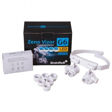Didinamieji akiniai Levenhuk Zeno Vizor G6 1 Didinamieji akiniai Levenhuk Zeno Vizor G6 1