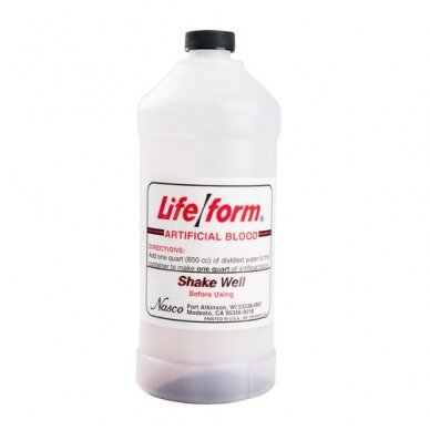 Dirbtinis kraujas, 1 litras Dirbtinis kraujas, 1 litras