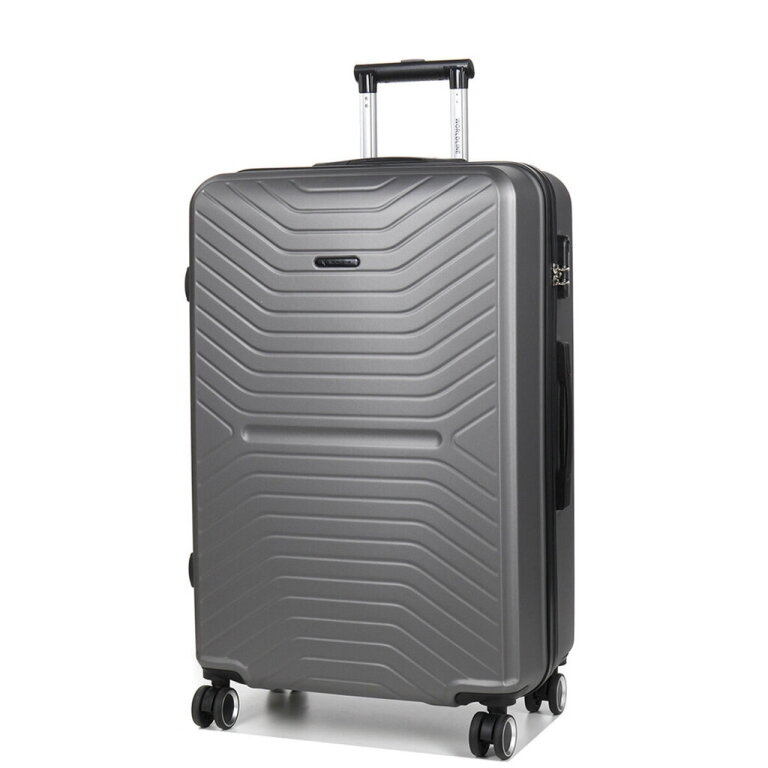 Didelis kelioninis lagaminas Airtex, 625/L, pilkos spalvos
