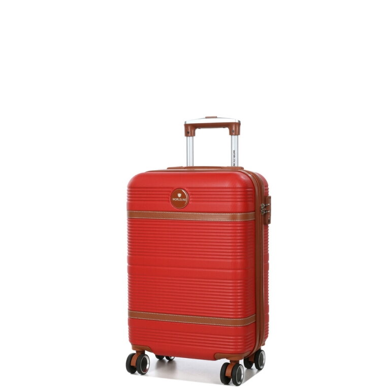 Didelis kelionis lagaminas Airtex, raudonas, 629/L Didelis kelionis lagaminas Airtex, raudonas, 629/L