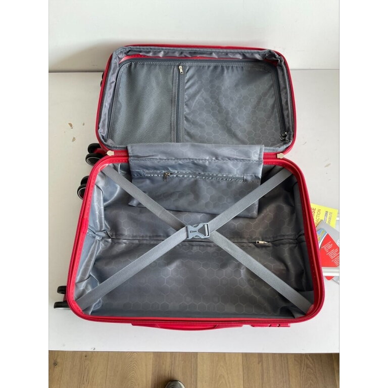 Didelis lagaminas Airtex 635, L, raudonas 3 Didelis lagaminas Airtex 635, L, raudonas 3