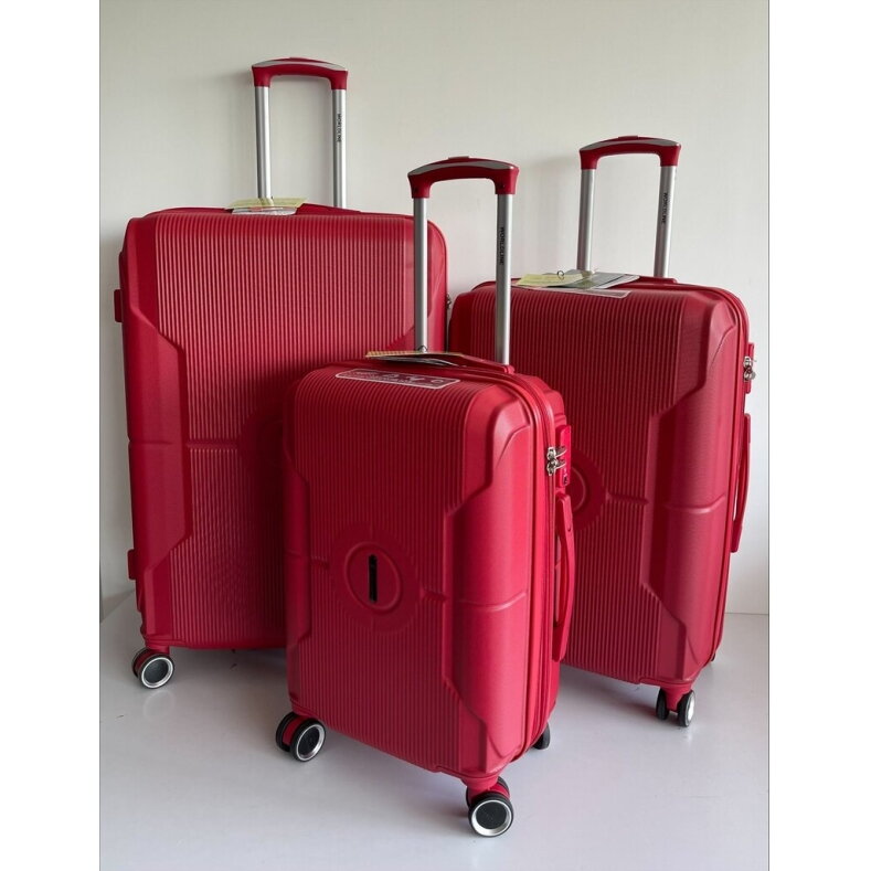 Didelis lagaminas Airtex 635, L, raudonas 1 Didelis lagaminas Airtex 635, L, raudonas 1