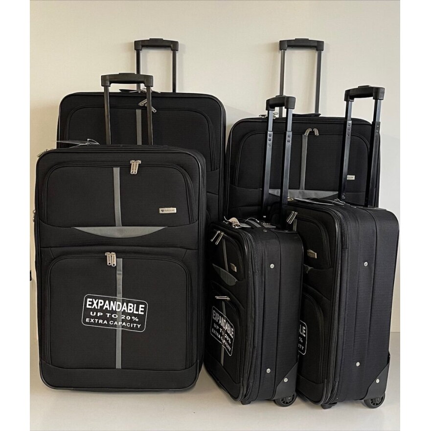 Didelis lagaminas Airtex Worldline 521, L, juodas