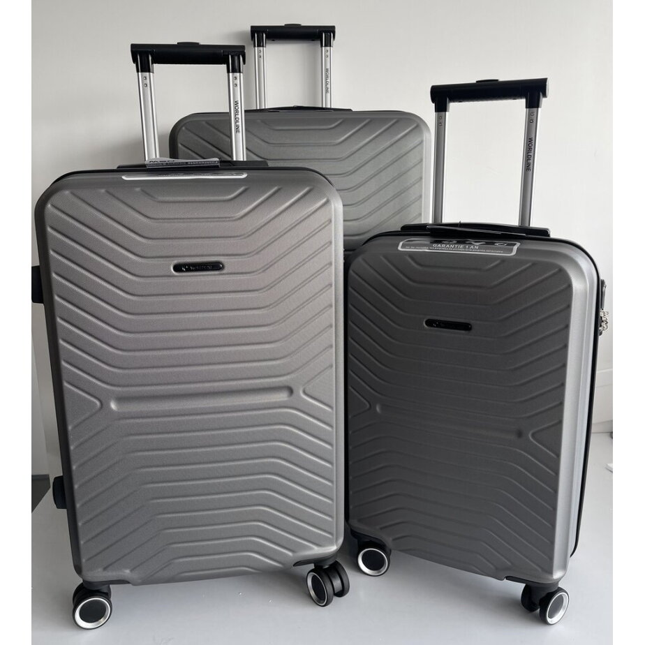 Didelis kelioninis lagaminas Airtex, 625/L, pilkos spalvos 14