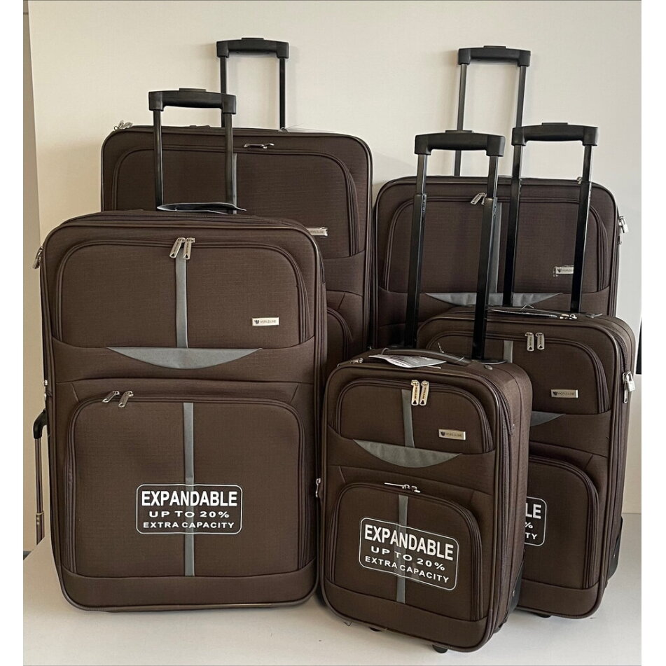Didelis lagaminas Airtex Worldline 521, L, rudas