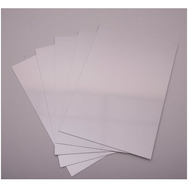 Dvipusiai plastikiniai veidrodėliai 300 x 200 mm - 5 vnt. 1