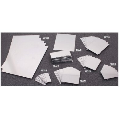 Dvipusiai plastikiniai veidrodėliai 300 x 200 mm - 5 vnt. 2