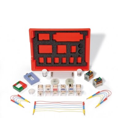 Elektros ir magnetizmo eksperimentų rinkinys pažengusiesiems