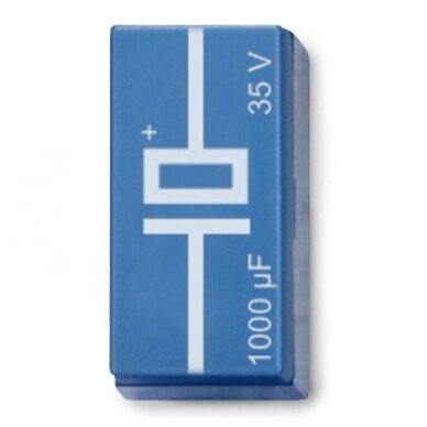 Elektrolitinis kondensatorius 1000 µF, 35 V, P2W19 Elektrolitinis kondensatorius 1000 µF, 35 V, P2W19