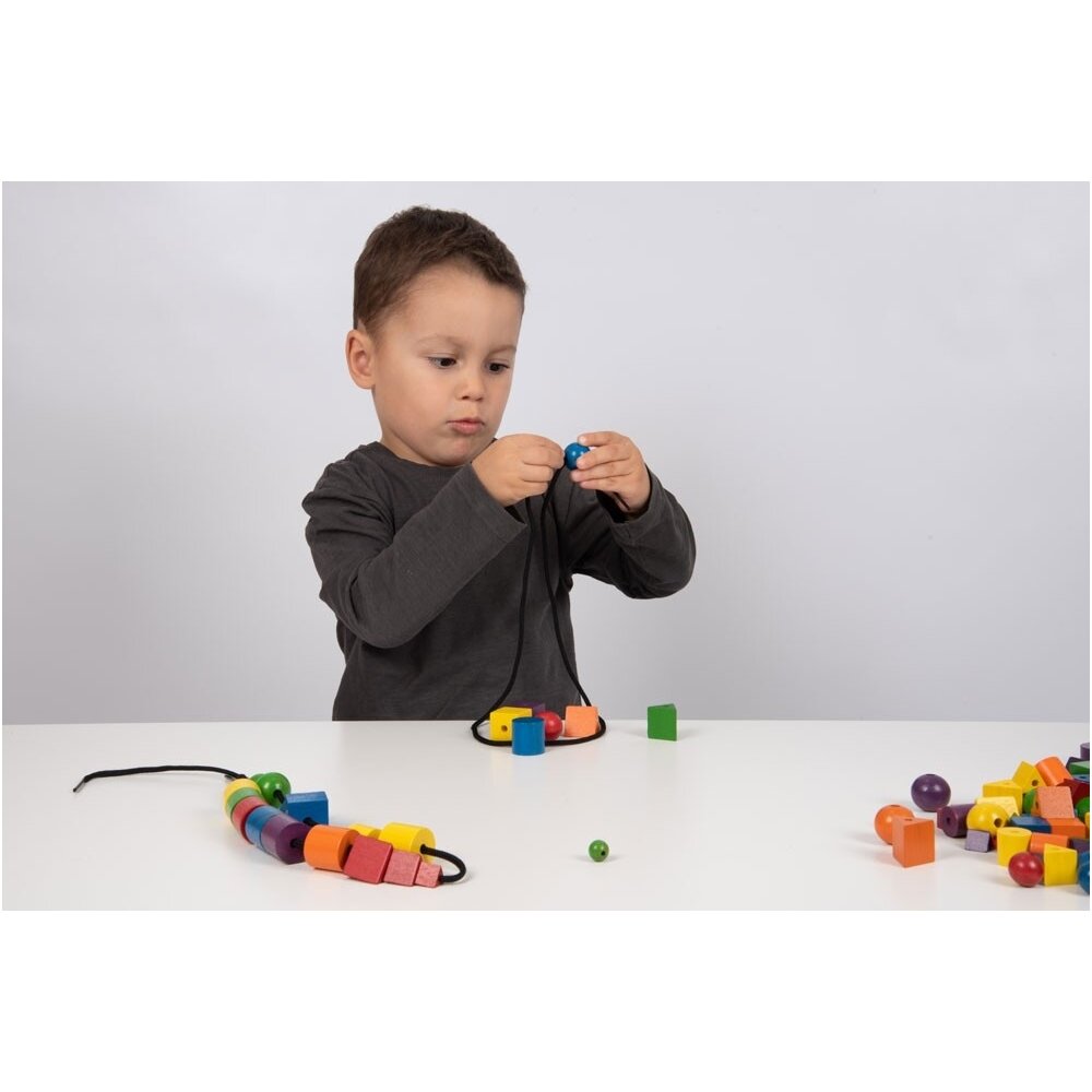 Erdvinių figūrų formos karoliukai - 144 vnt. 1 Erdvinių figūrų formos karoliukai - 144 vnt. 1