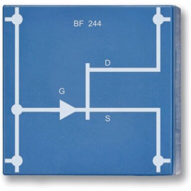 FET tranzistorius, BF 244, P4W50