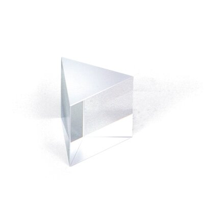 Flint stiklo prizmė 60 °, 30 x 30 mm