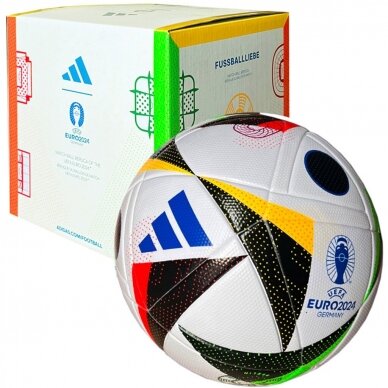 Futbolo kamuolys Adidas Euro24 IN9369 su dėžute