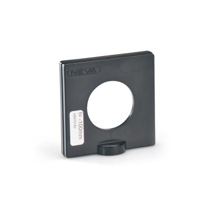 Įgaubtas lęšis, N modelis, f = -100 mm Įgaubtas lęšis, N modelis, f = -100 mm