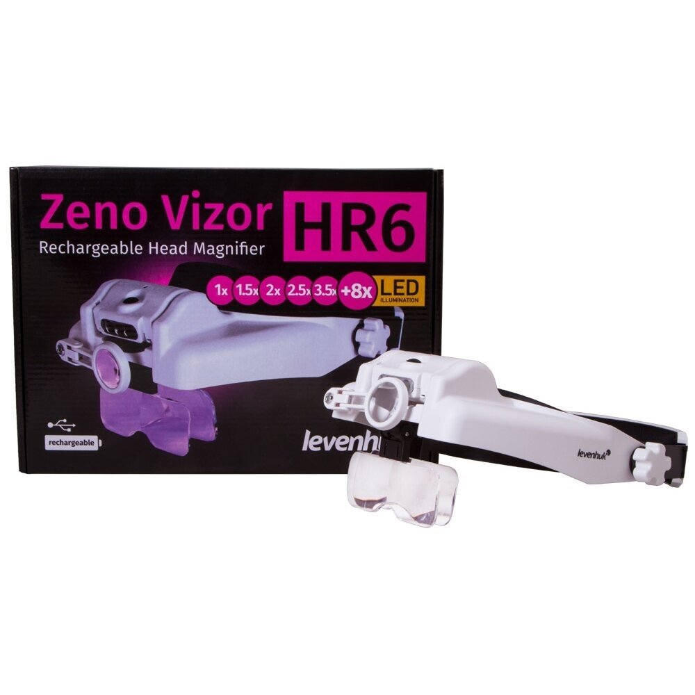 Įkraunami didinamieji akiniai Levenhuk Zeno Vizor HR6 9 Įkraunami didinamieji akiniai Levenhuk Zeno Vizor HR6 9