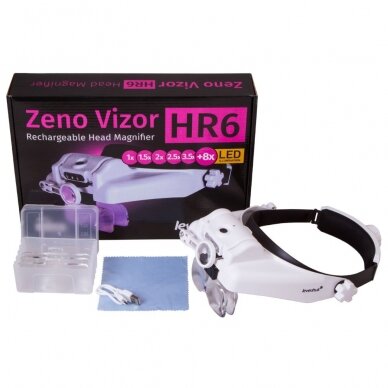 Įkraunami didinamieji akiniai Levenhuk Zeno Vizor HR6 1 Įkraunami didinamieji akiniai Levenhuk Zeno Vizor HR6 1
