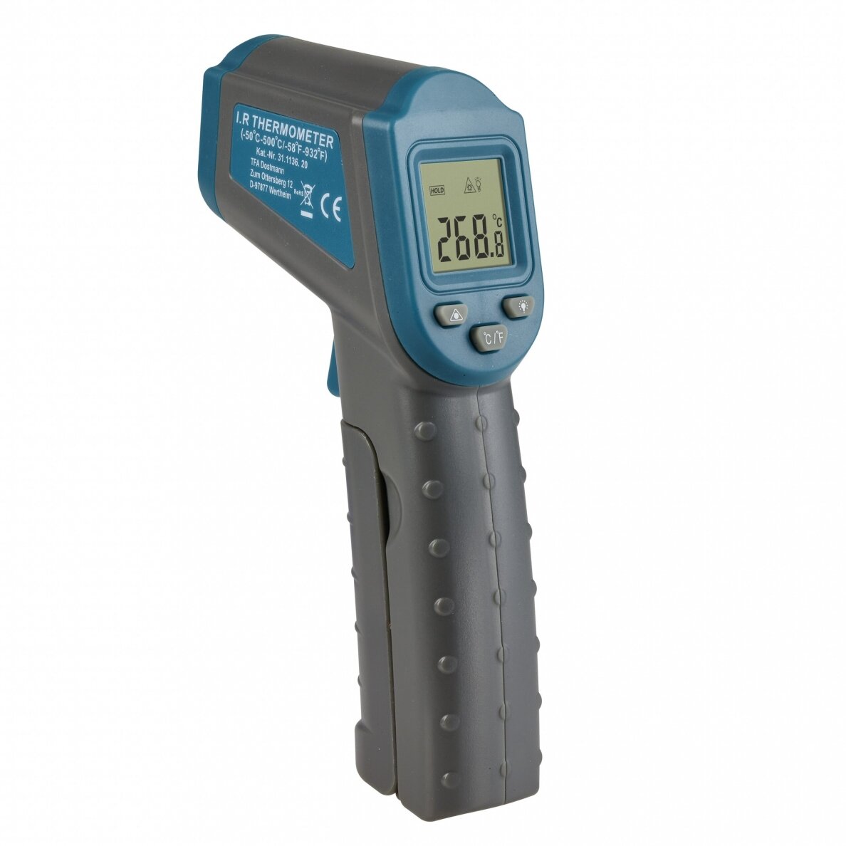 Infraraudonųjų spindulių termometras TFA RAY (nuo -50°C iki +500°C) 2 Infraraudonųjų spindulių termometras TFA RAY (nuo -50°C iki +500°C) 2