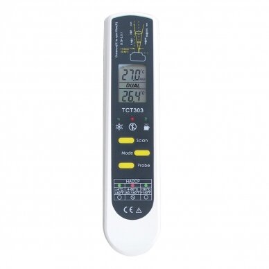 Infraraudonųjų spindulių termometras SCAN TEMP 410 31.1115 1 Infraraudonųjų spindulių termometras SCAN TEMP 410 31.1115 1