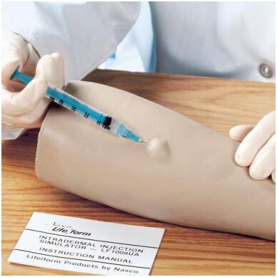 Intraderminės injekcijos simuliatorius Intraderminės injekcijos simuliatorius
