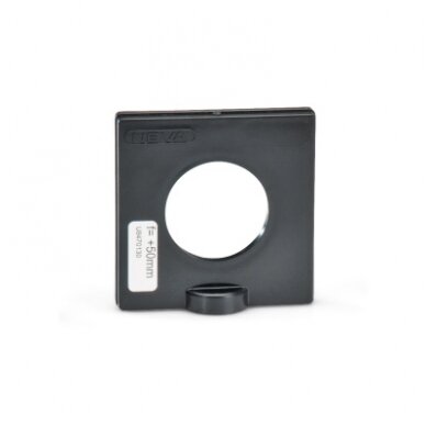 Išgaubtas lęšis, N modelis, f = 50 mm Išgaubtas lęšis, N modelis, f = 50 mm