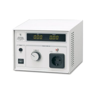Įtampą reguliuojantis transformatorius (230 V, 50/60 Hz) Įtampą reguliuojantis transformatorius (230 V, 50/60 Hz)