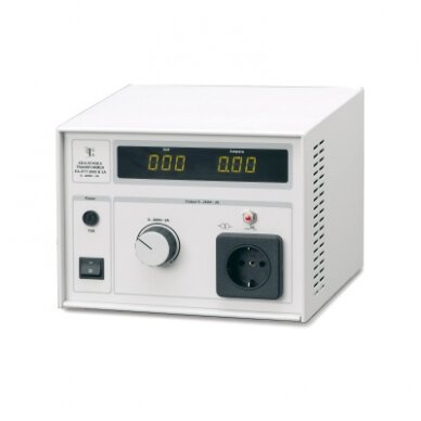 Įtampą reguliuojantis transformatorius (230 V, 50/60 Hz) Įtampą reguliuojantis transformatorius (230 V, 50/60 Hz)