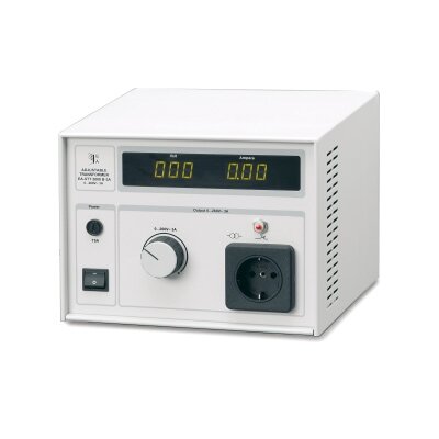 Įtampą reguliuojantis transformatorius (230 V, 50/60 Hz) Įtampą reguliuojantis transformatorius (230 V, 50/60 Hz)