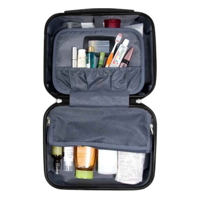 Kelioninis kosmetinis krepšys Airtex, 16.5 L, juodas, 628/VA 8