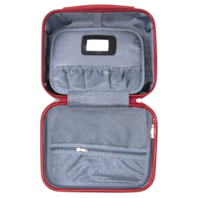 Kelioninis kosmetinis krepšys Airtex, 16.5 L, raudonas, 628/VA 9