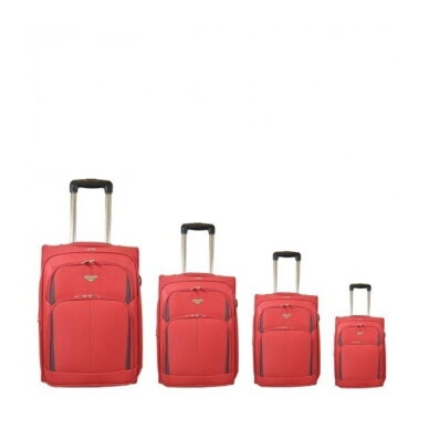 Kelioninis lagaminas Airtex raudonas, 33L, 9090/20 1 Kelioninis lagaminas Airtex raudonas, 33L, 9090/20 1