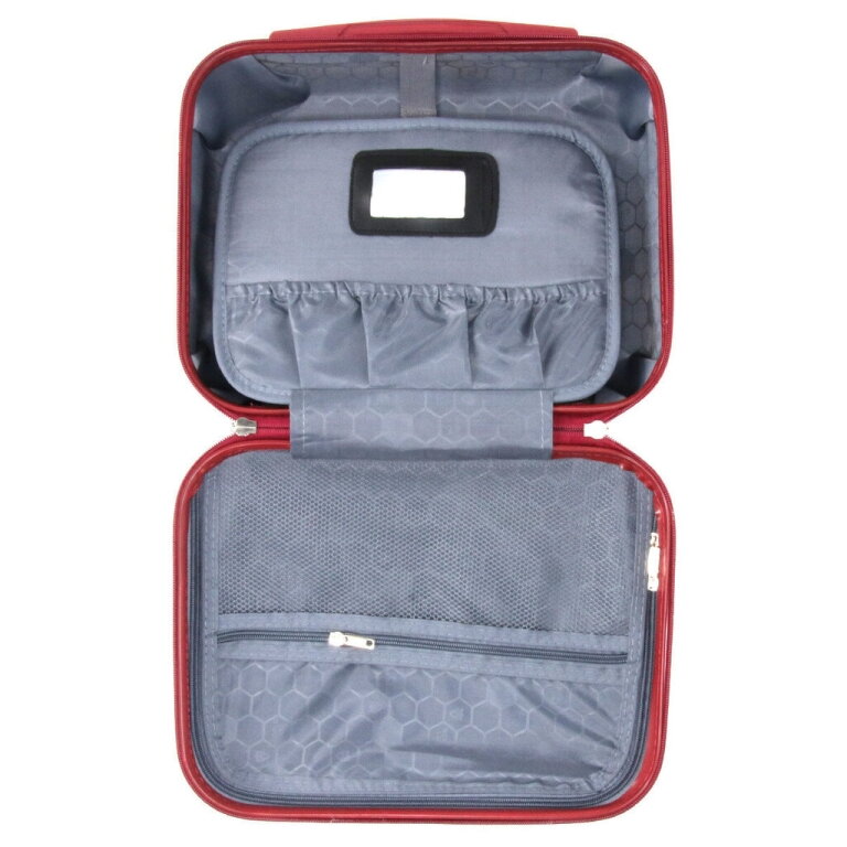 Kelioninis kosmetinis krepšys Airtex, 16.5 L, raudonas, 628/VA 9 Kelioninis kosmetinis krepšys Airtex, 16.5 L, raudonas, 628/VA 9
