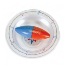 Kompaso magnetas su plastikiniu dubenėliu