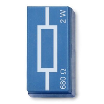 Linijinis rezistorius, 680 omų, 2 W