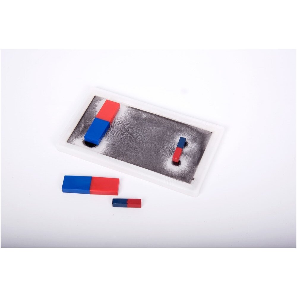 Magnetinio lauko demonstracinis stiklinis padėklas 2 Magnetinio lauko demonstracinis stiklinis padėklas 2