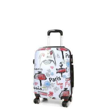 Mažas lagaminas Airtex Paris 809/20, S, baltas