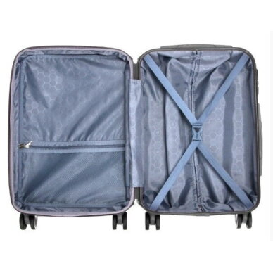 Mažas kelioninis lagaminas Airtex, 35 L, pilkas, 628/S 10