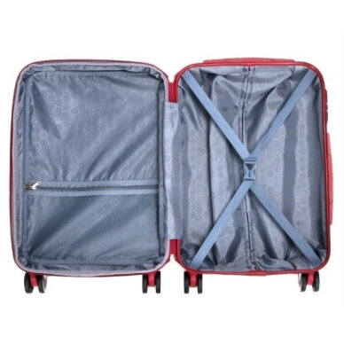 Mažas kelioninis lagaminas Airtex, 35 L, raudonas, 628/S 10