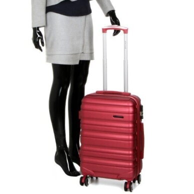 Mažas kelioninis lagaminas Airtex, 35 L, raudonas, 628/S 13