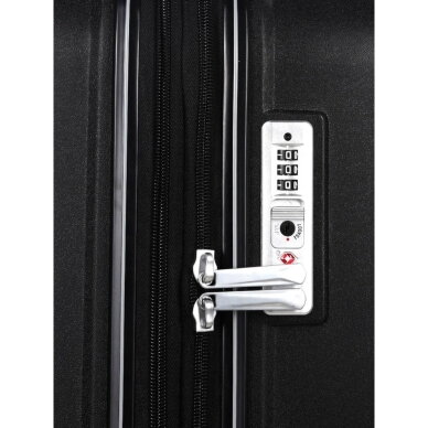 Mažas kelioninis lagaminas Airtex 42 L, juodas, 637/20 5