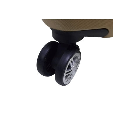 Mažas kelioninis lagaminas Airtex, 651/19, šampano spalvos 5