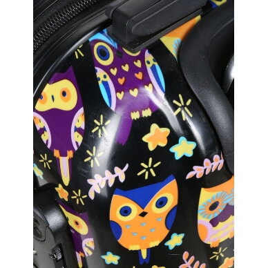Mažas lagaminas Airtex Black Hibou 809/20, S 12