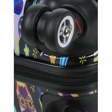 Mažas lagaminas Airtex Black Hibou 809/20, S 7 Mažas lagaminas Airtex Black Hibou 809/20, S 7