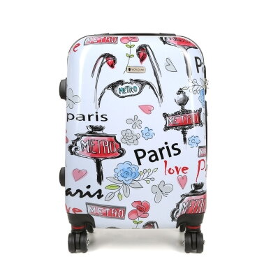 Mažas lagaminas Airtex Paris 809/20, S, baltas 2