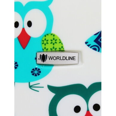 Mažas lagaminas Airtex White Hibou 809/20, S 12