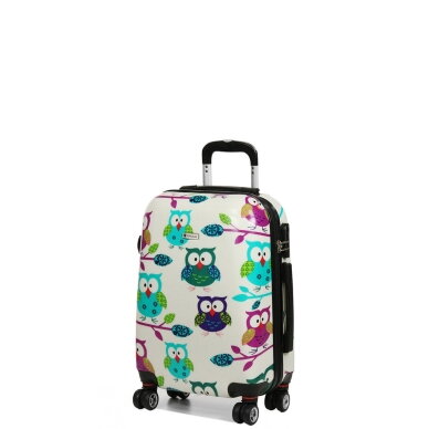 Mažas lagaminas Airtex White Hibou 809/20, S