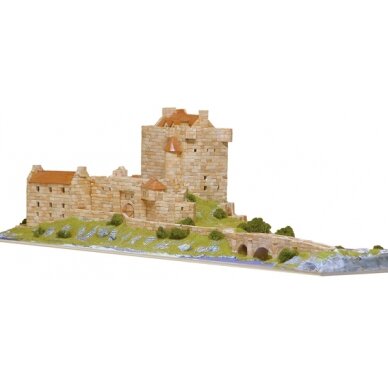 Mažų plytelių modeliavimo konstruktorius Eilean Donnain pilis (Škotija)