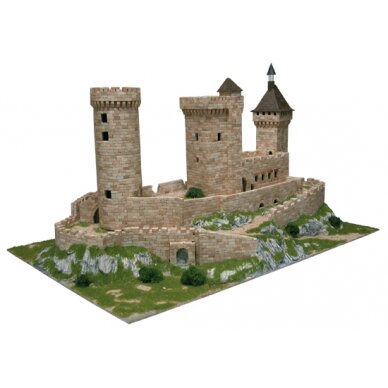 Mažų plytelių modeliavimo konstruktorius Fua pilis (Prancūzija)