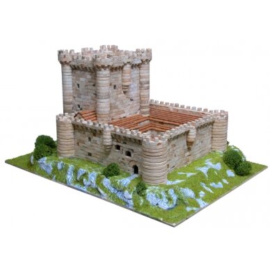 Mažų plytelių modeliavimo konstruktorius Fuensaldana pilis (Ispanija)