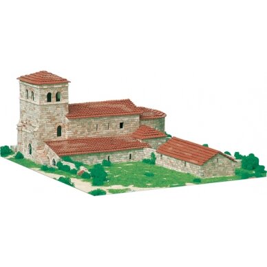 Mažų plytelių modeliavimo konstruktorius San Andres bažnyčia (Ispanija)
